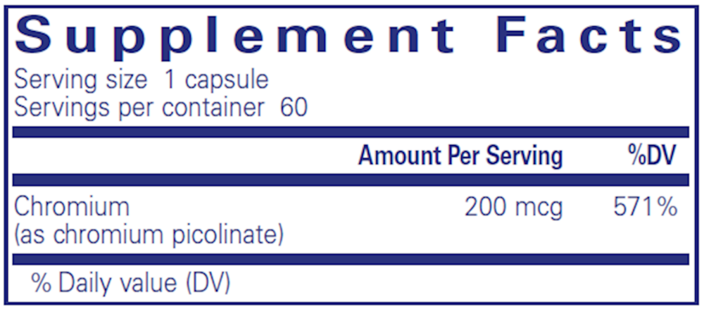 Chromium Picolinate 500mcg