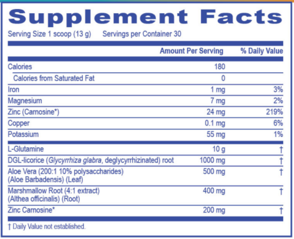 Metabolic Code GI Mucosal Support